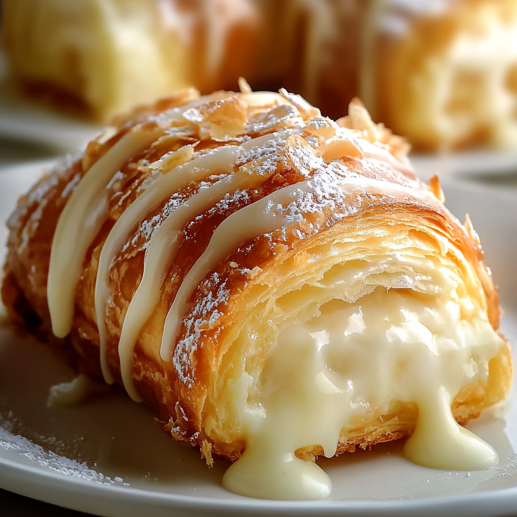 Recipe preparation for Lemon Cheesecake Crescent Rolls