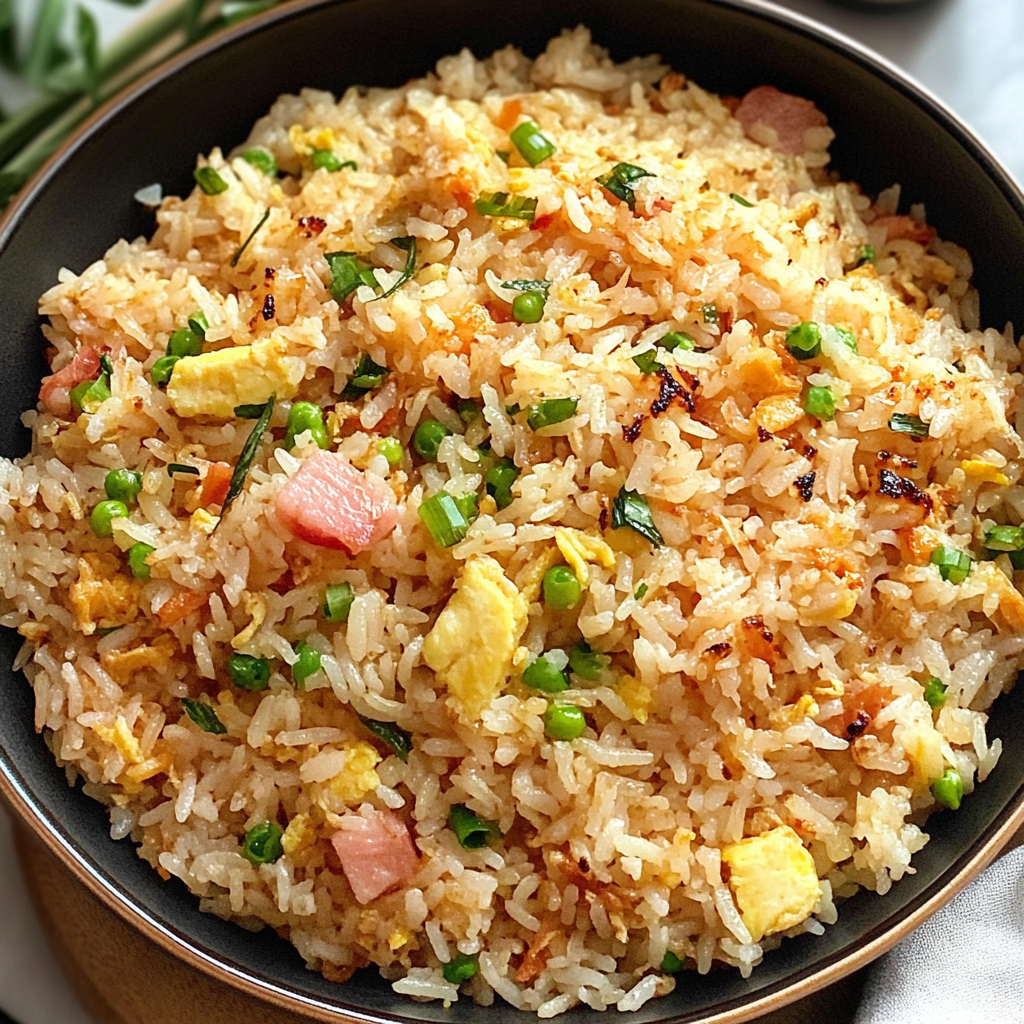 Recipe preparation for Hawaiian Fried Rice