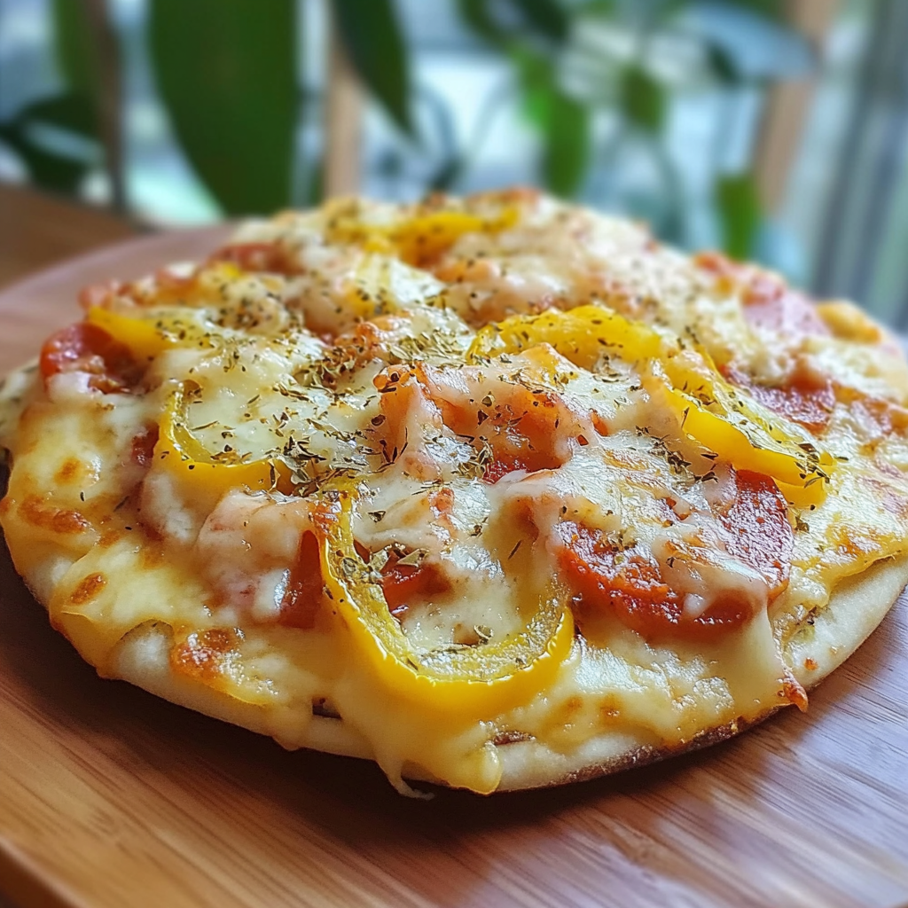 Recipe preparation for White Banana Pepper Pizza