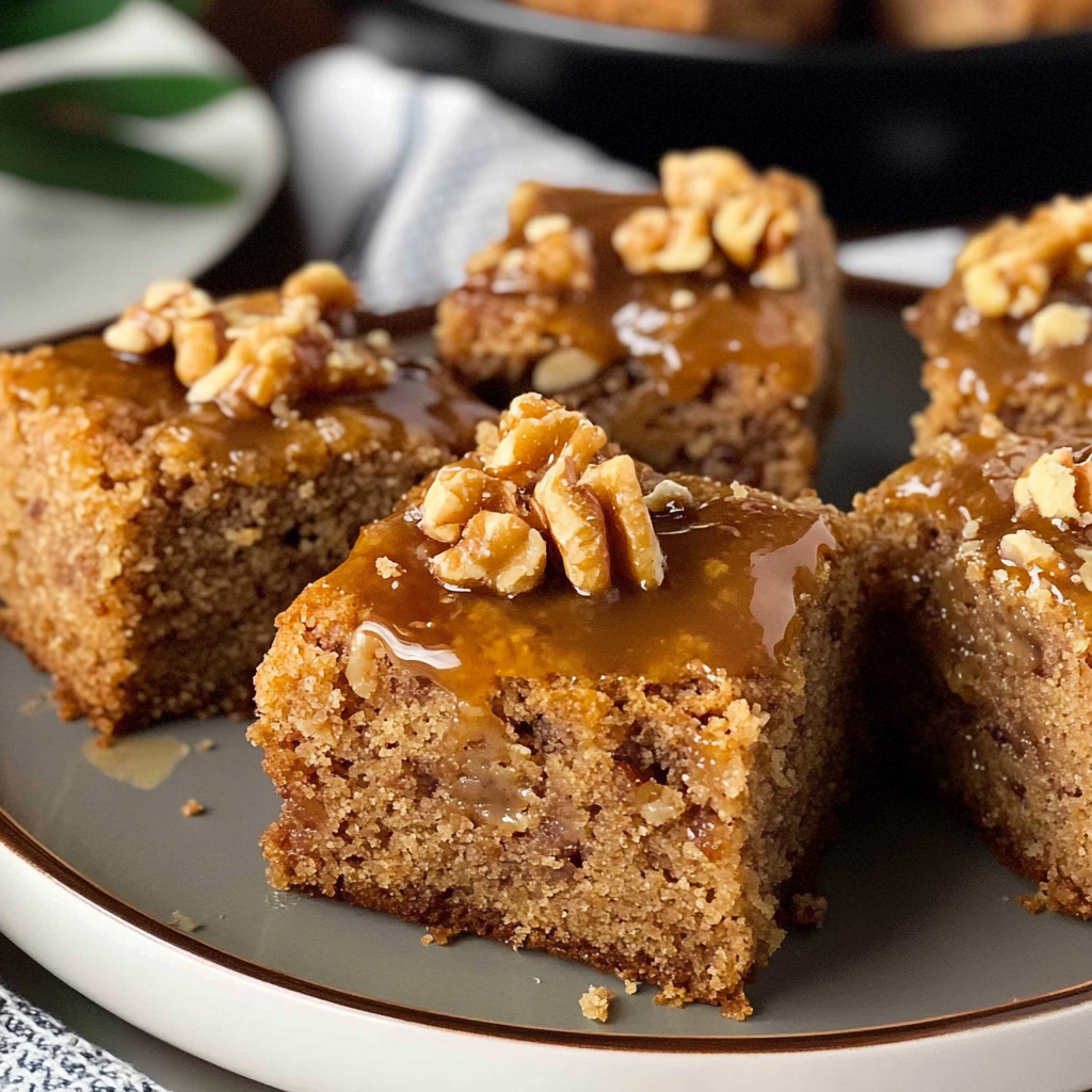 Recipe preparation for Pecan Praline Buttermilk Loaf Cake – Easy Dessert Recipe