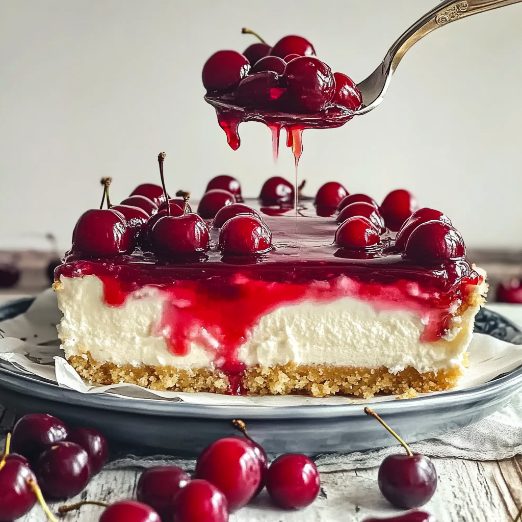 Recipe preparation for Cherry Delight