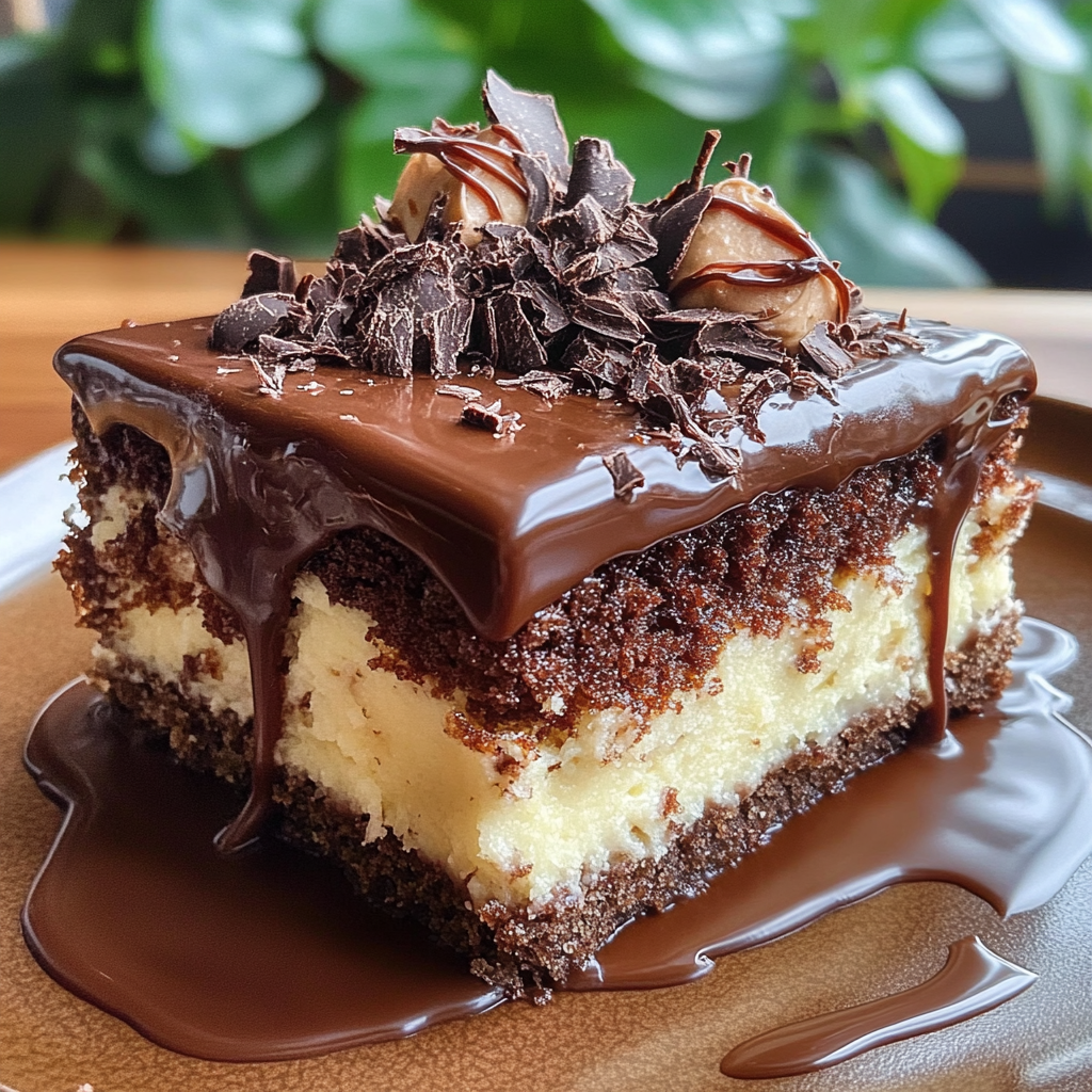 Recipe preparation for Choco Coconut Dream Cake