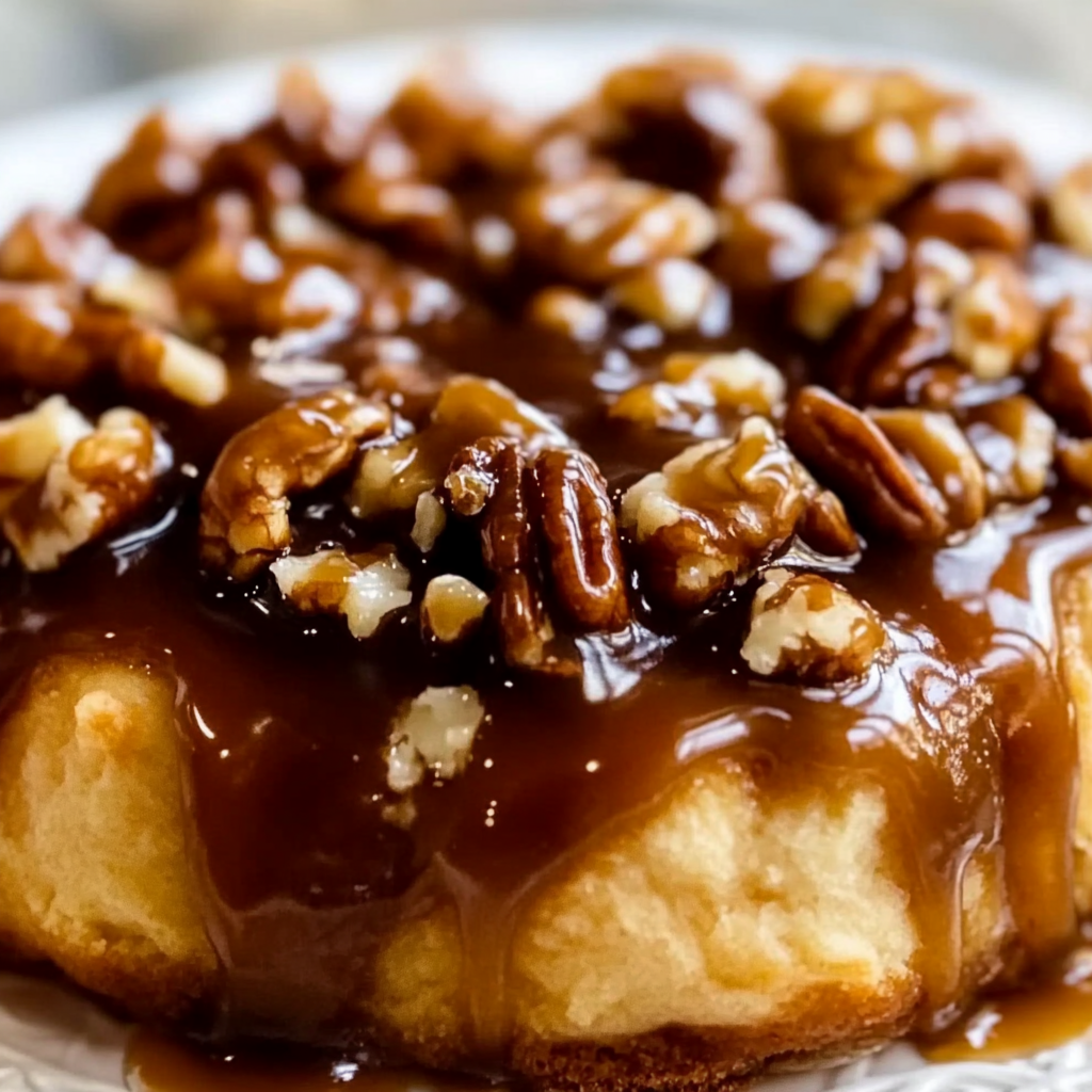 Recipe preparation for Caramel Apple Pecan Monkey Bread Recipe