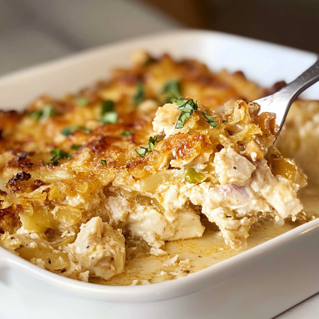 Recipe preparation for Million Dollar Chicken Casserole Recipe