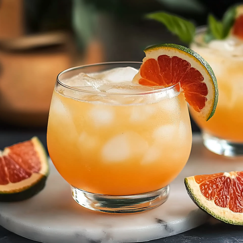 Recipe preparation for Rum-Less Rum Punch Mocktail