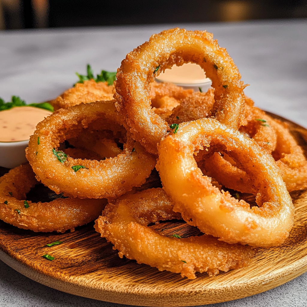 Recipe preparation for Jalapeño Popper Stuffed Onion Rings