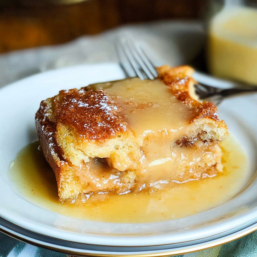 Recipe preparation for Classic Bread Pudding Sauce