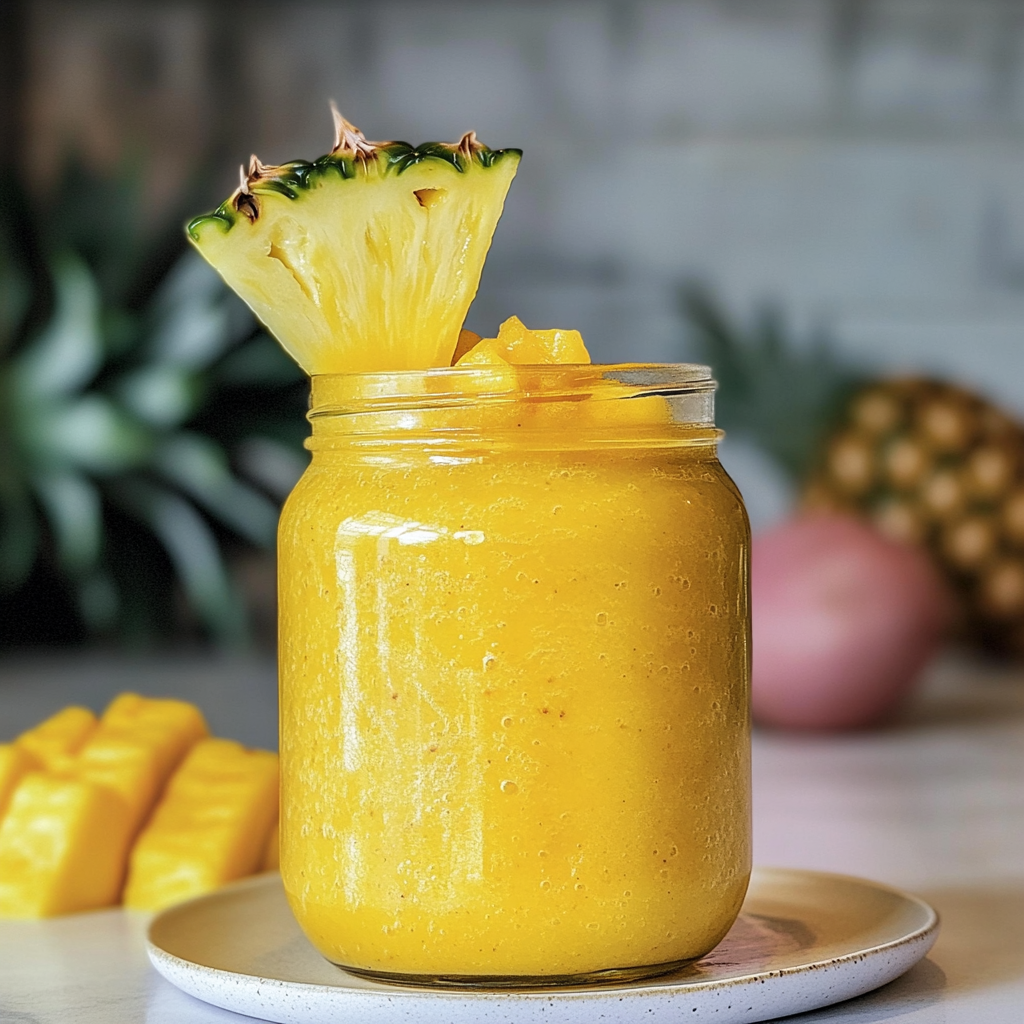 Recipe preparation for Anti-Inflammatory Pineapple Smoothie