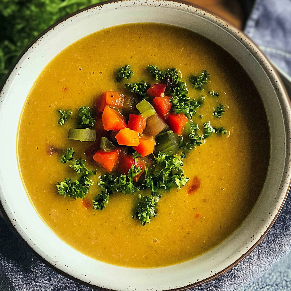 Recipe preparation for Grilled Vegetable Soup