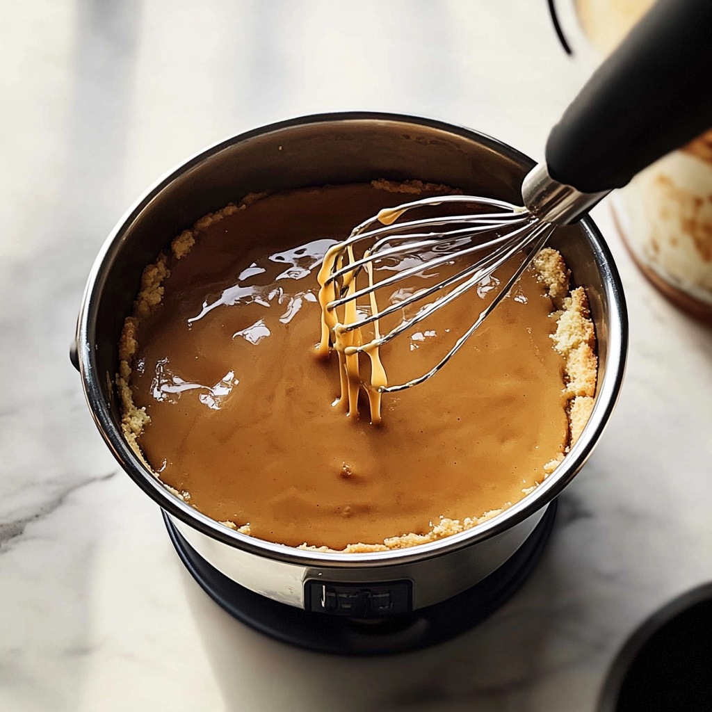 Recipe preparation for Brown Sugar Caramel Frosting