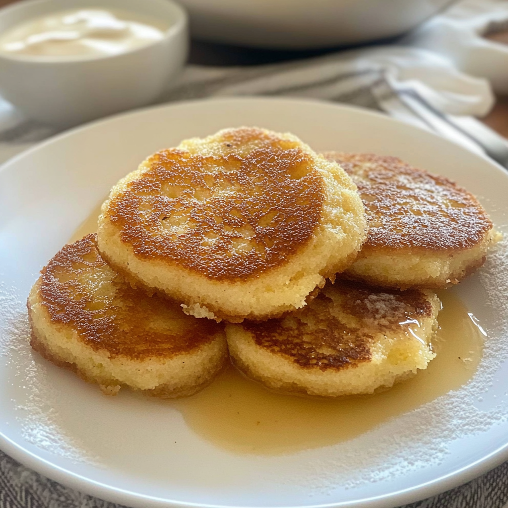 Recipe preparation for Fried Cornbread Fritters Recipe