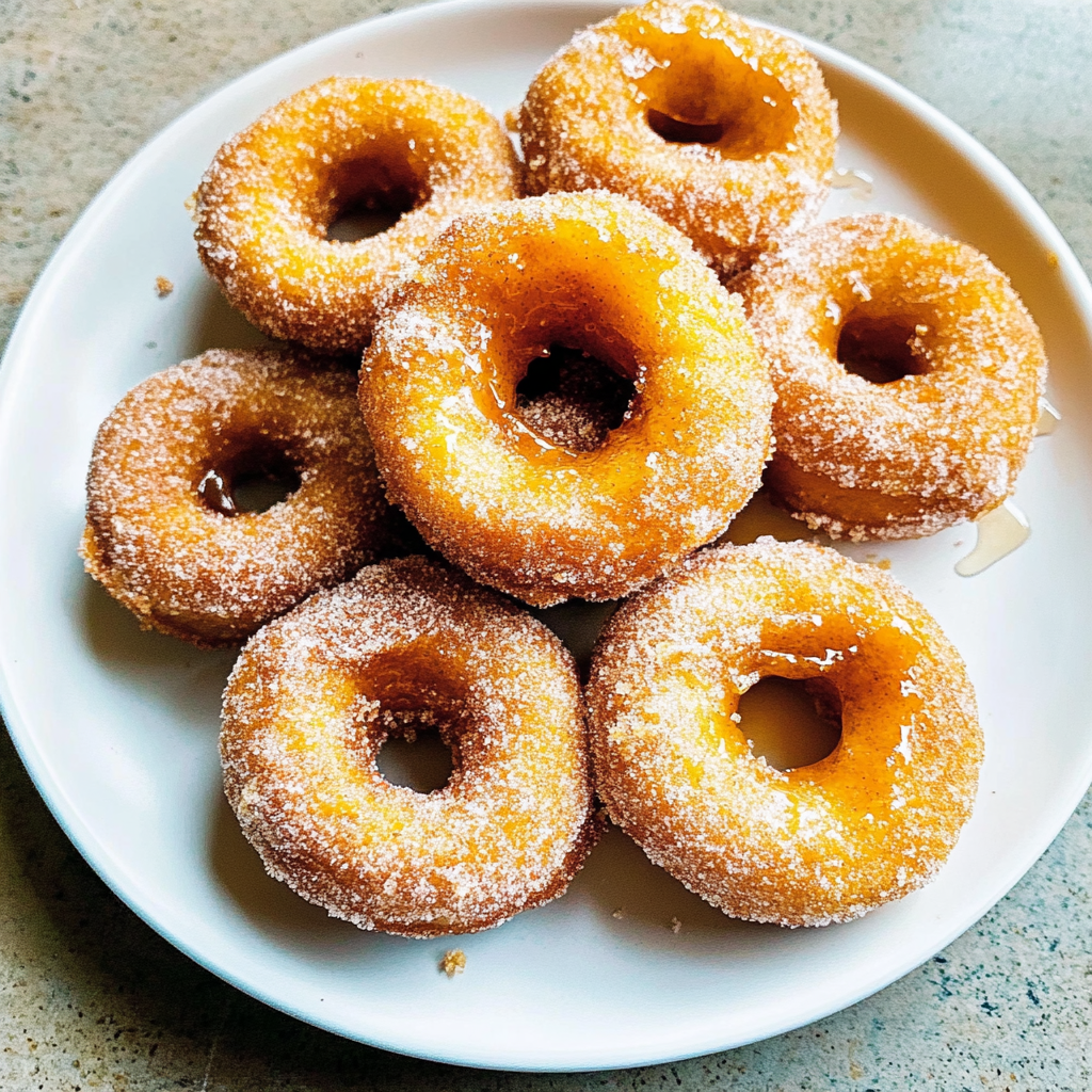 Recipe preparation for Mini Apple Cider Donuts