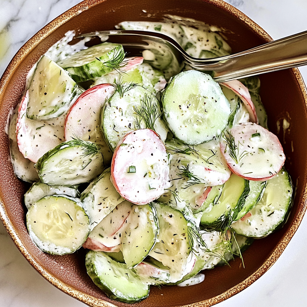Recipe preparation for Indian Cucumber Salad with Yogurt and Cumin (Kachumber)