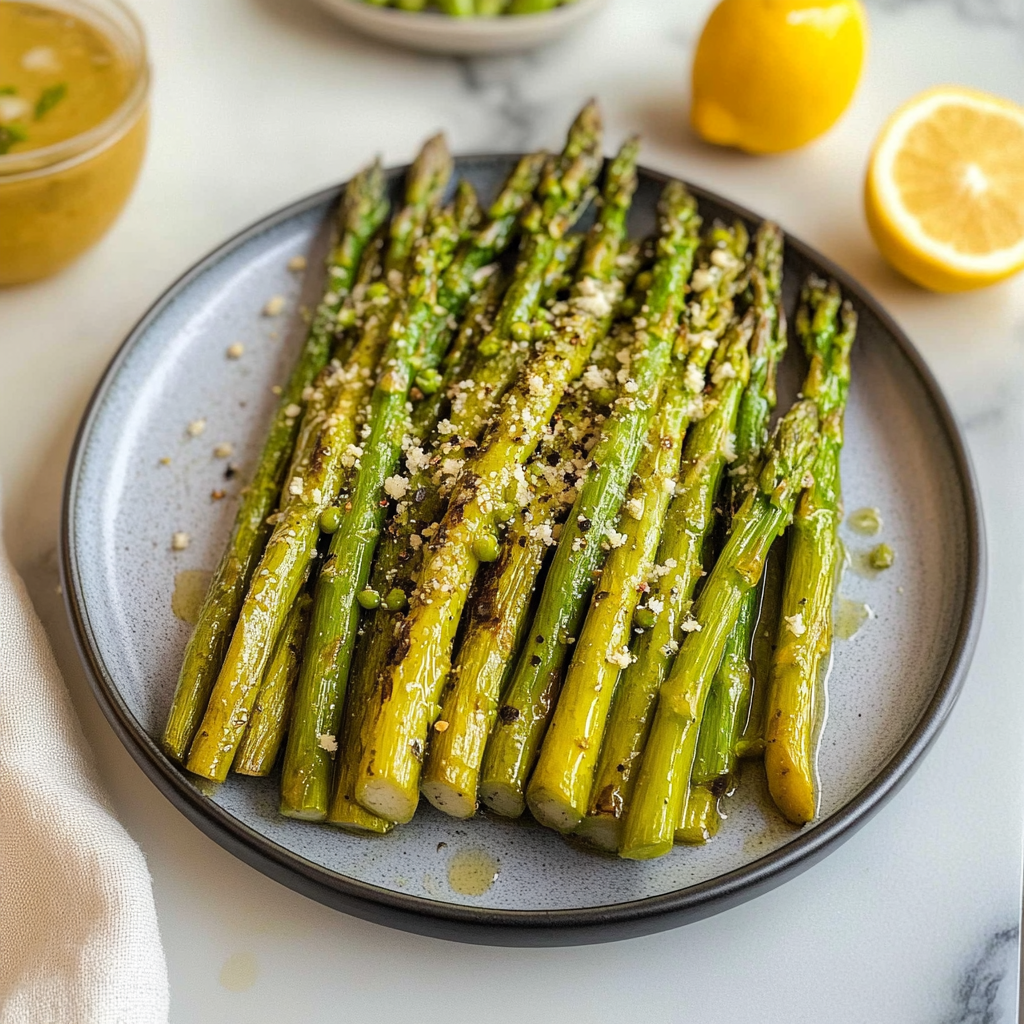 Recipe preparation for Air fryer Asparagus