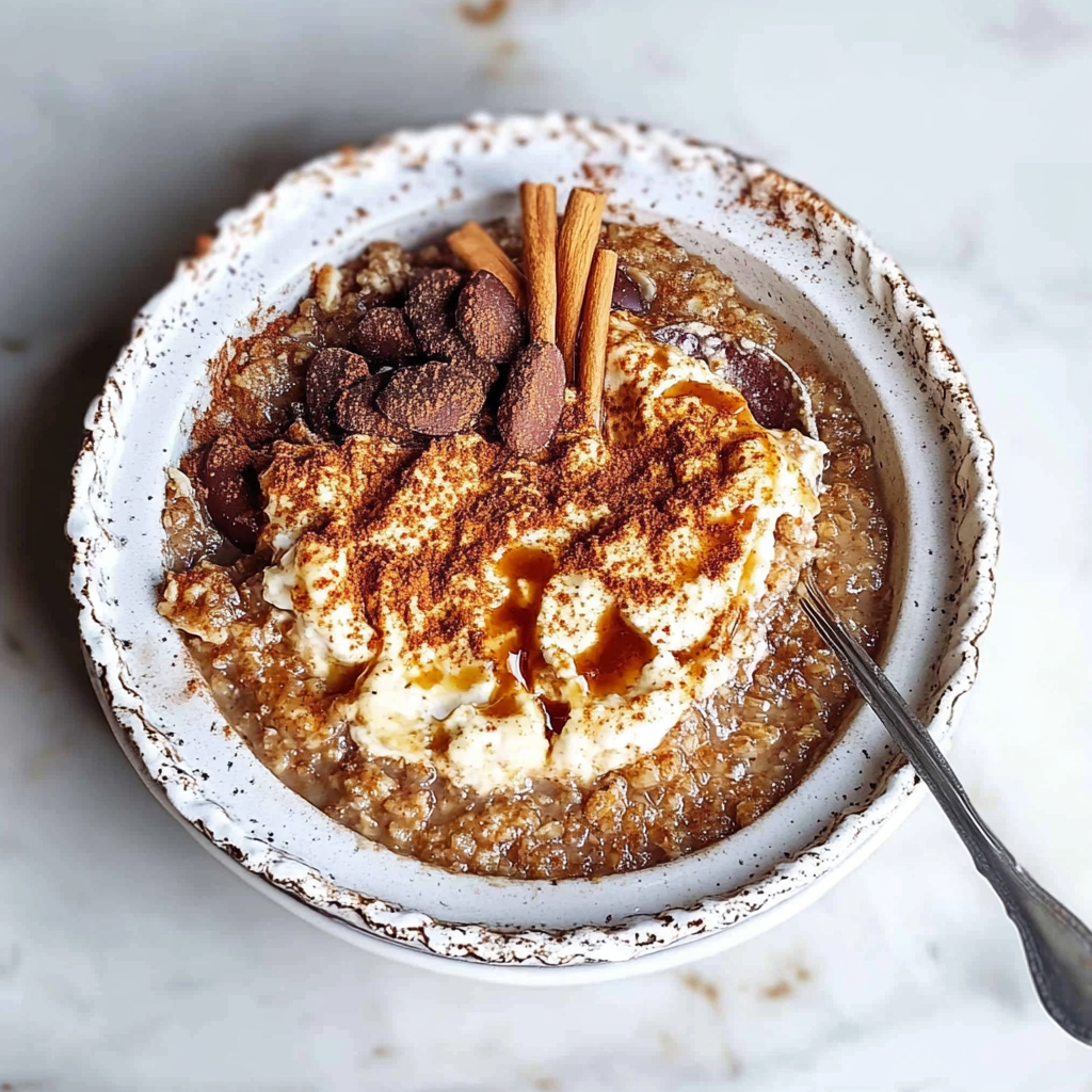 Recipe preparation for Vanilla Chai Baked Oatmeal