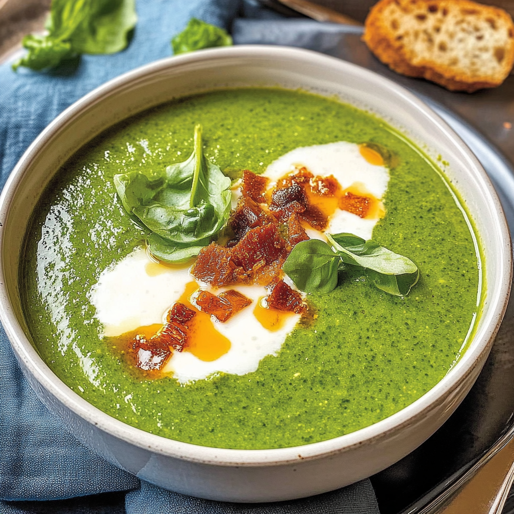 Recipe preparation for Green Tomato Gazpacho
