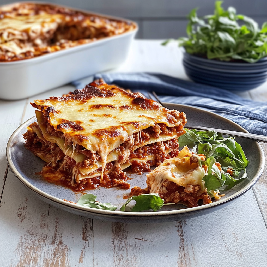 Recipe preparation for Stir-Fried Beef Lasagna