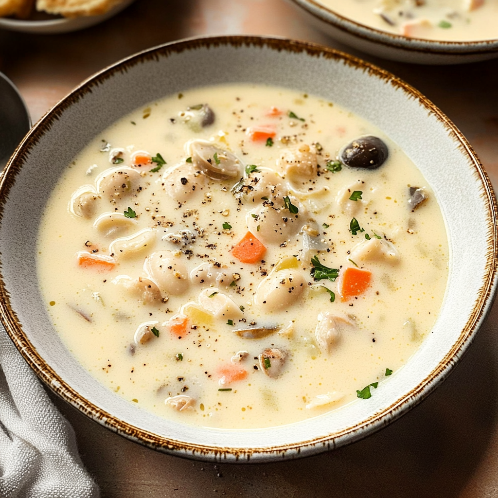 Recipe preparation for Homemade Clam Chowder
