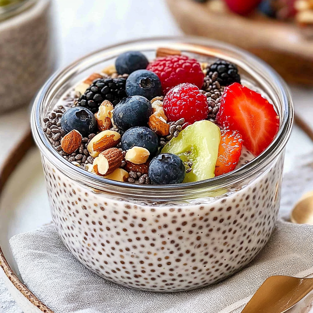Recipe preparation for chia Pudding