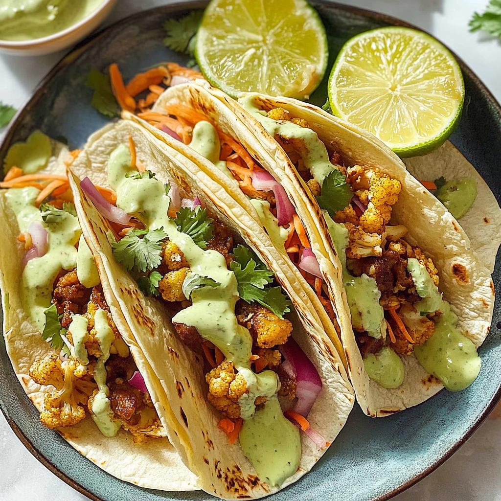 Recipe preparation for Cauliflower Beef Tacos