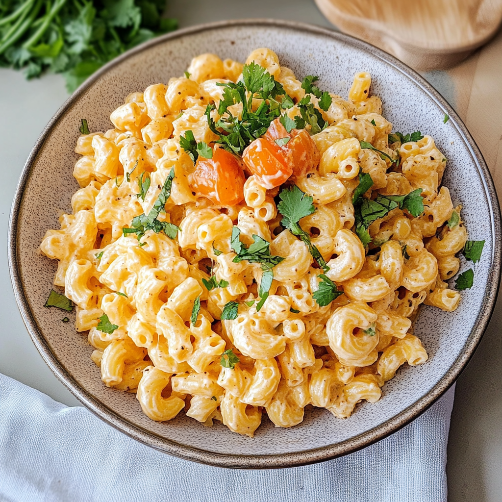 Recipe preparation for Hawaiian Macaroni Salad