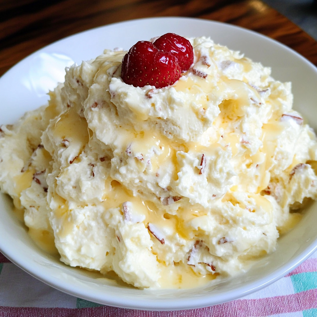Recipe preparation for Pina Colada Fluff