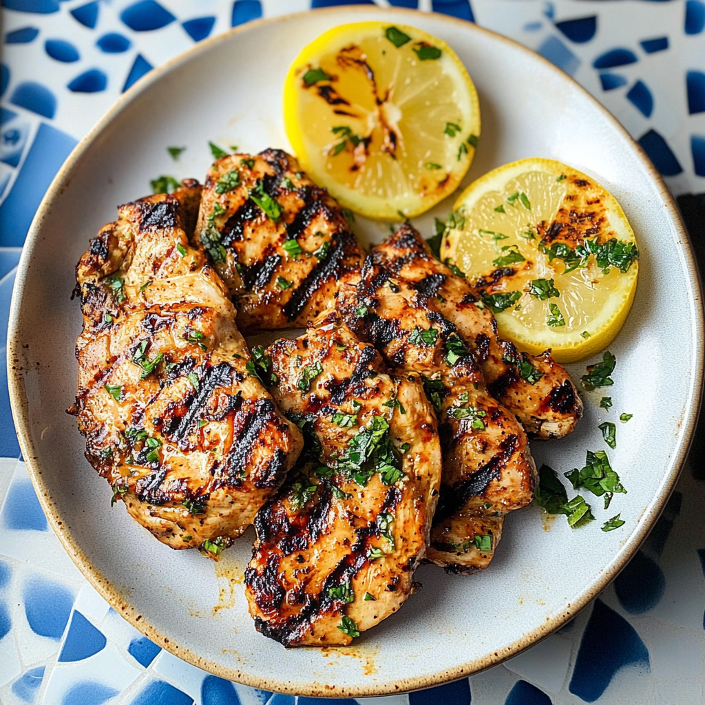 Recipe preparation for Key West Grilled Chicken