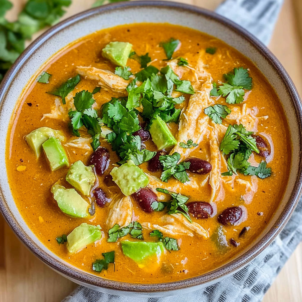 Recipe preparation for Chicken Enchilada Soup