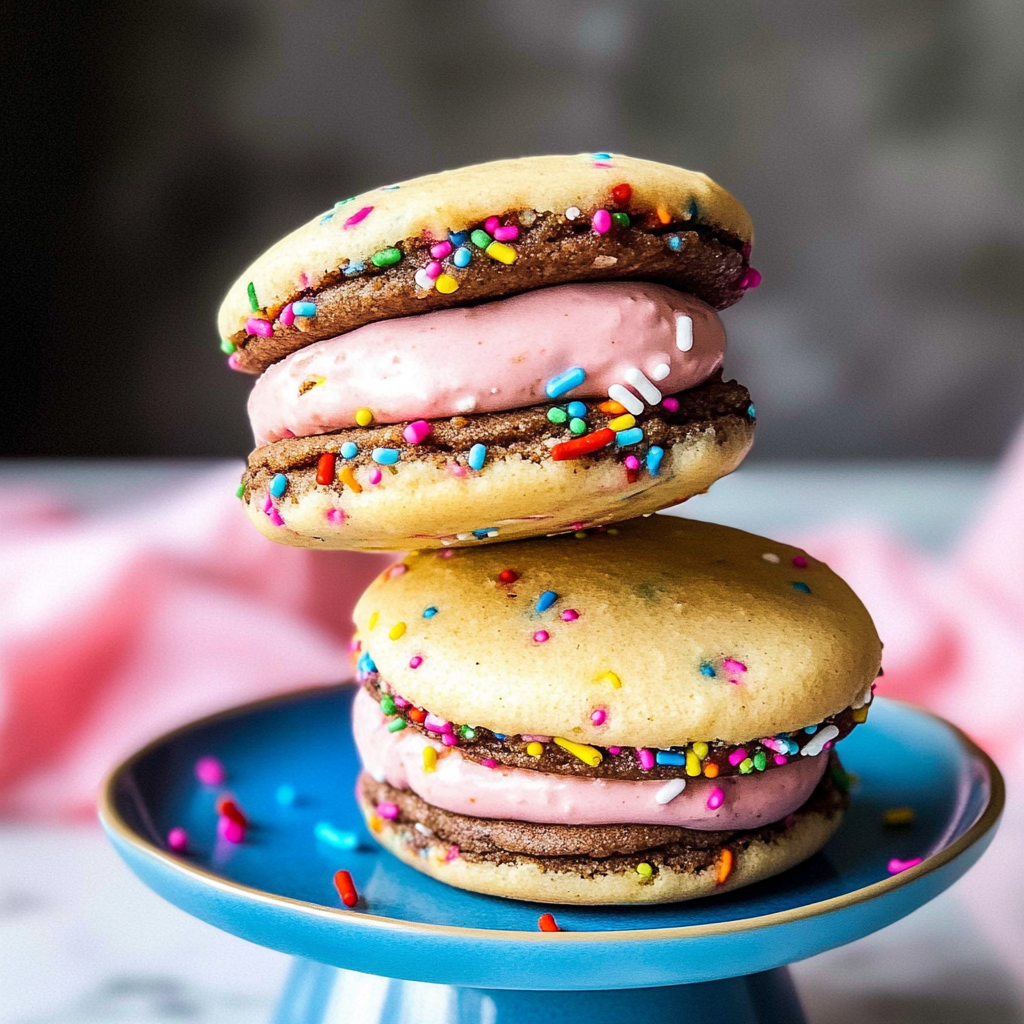 Recipe preparation for Funfetti Whoopie Pies