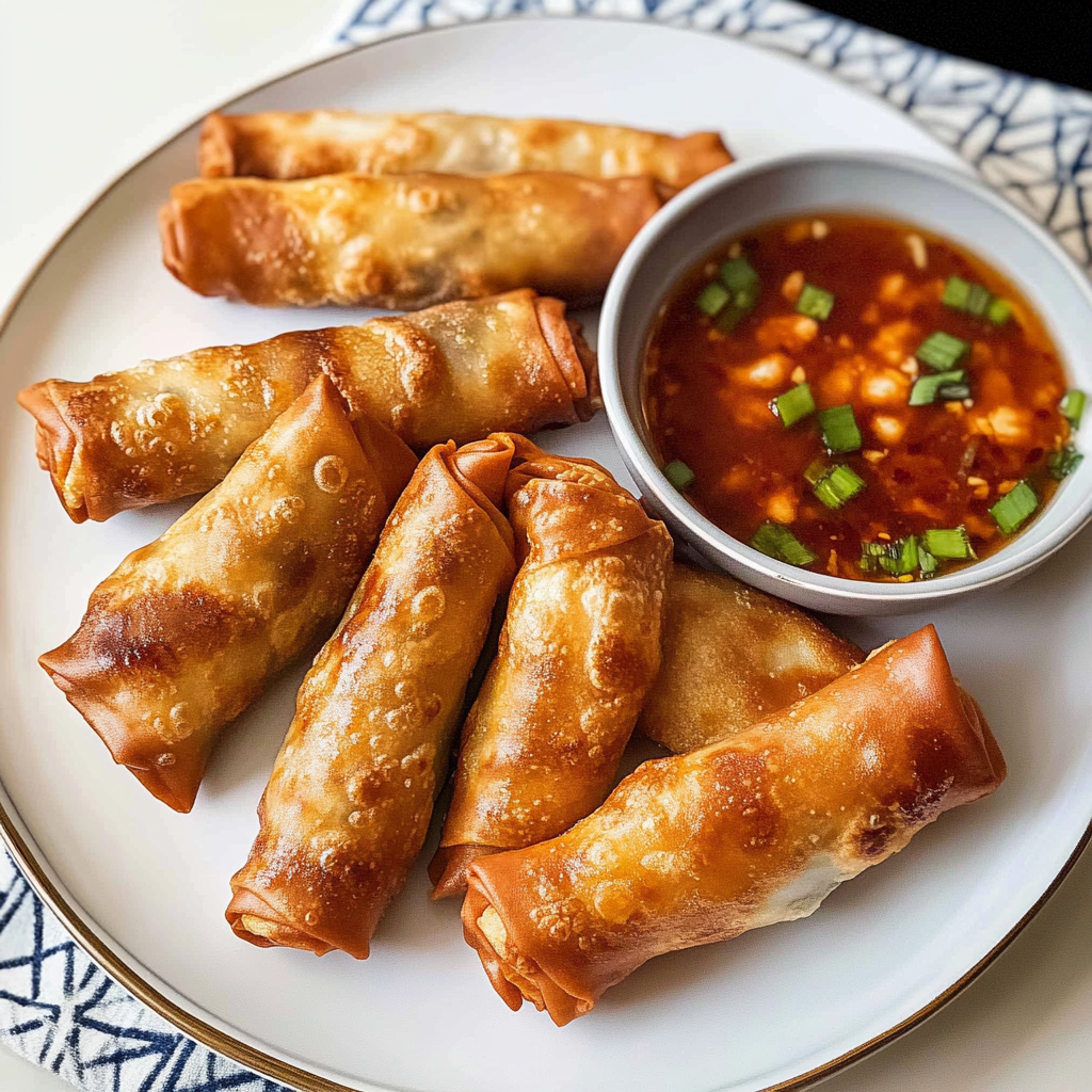 Recipe preparation for Air Fryer Egg rolls