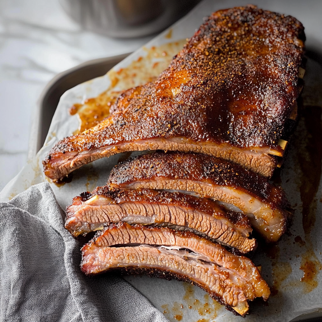 Recipe preparation for Dry Rub Rib