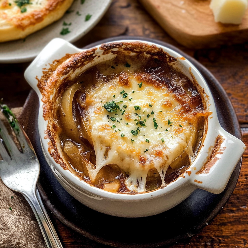 Recipe preparation for French Onion Soup