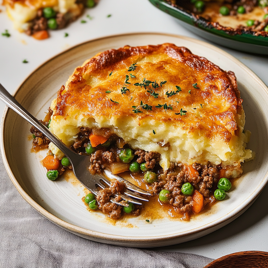 Recipe preparation for Homemade Shepherd's Pie