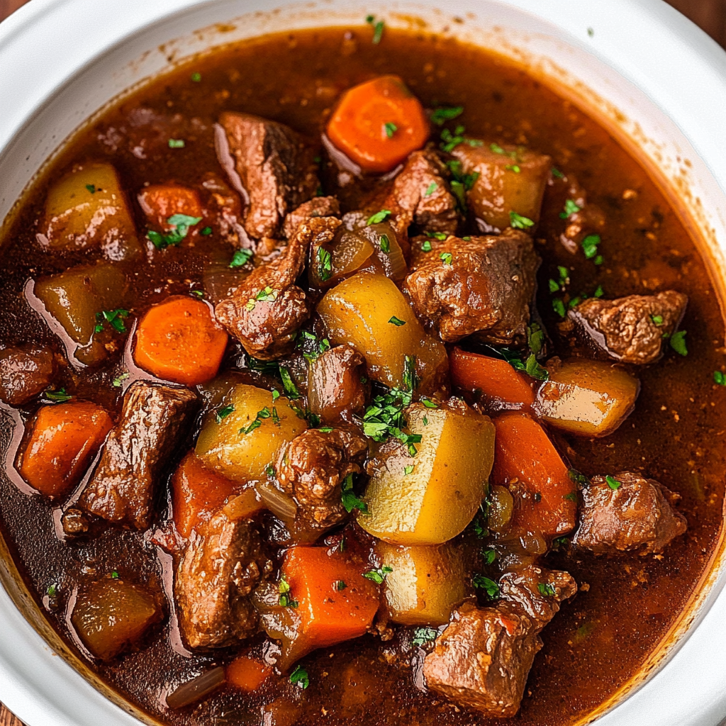 Recipe preparation for Crock Pot Beef Stew