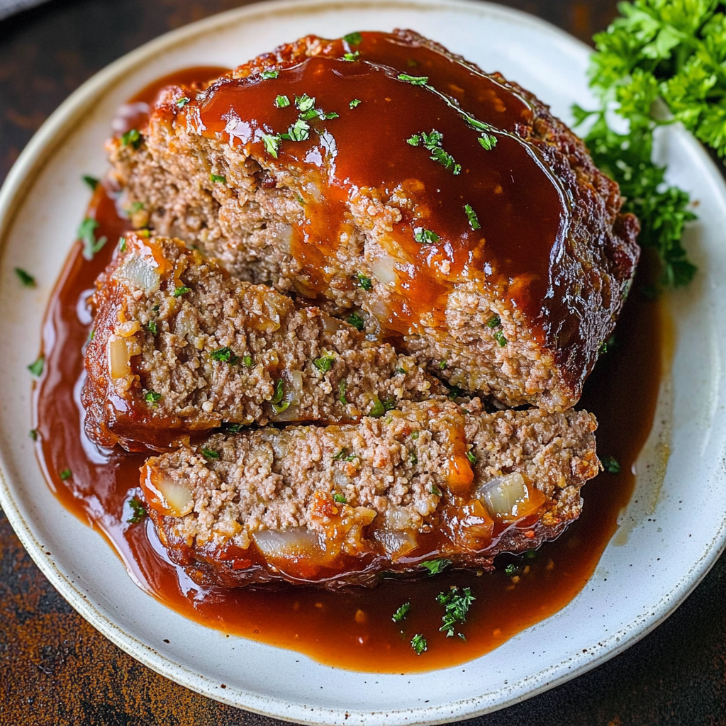 Recipe preparation for The Best Homemade Meatloaf Recipe
