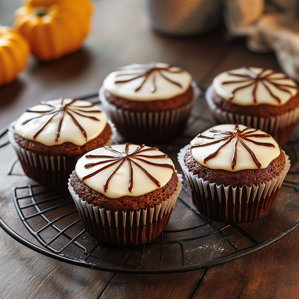 Recipe preparation for Delicious Halloween Muffins