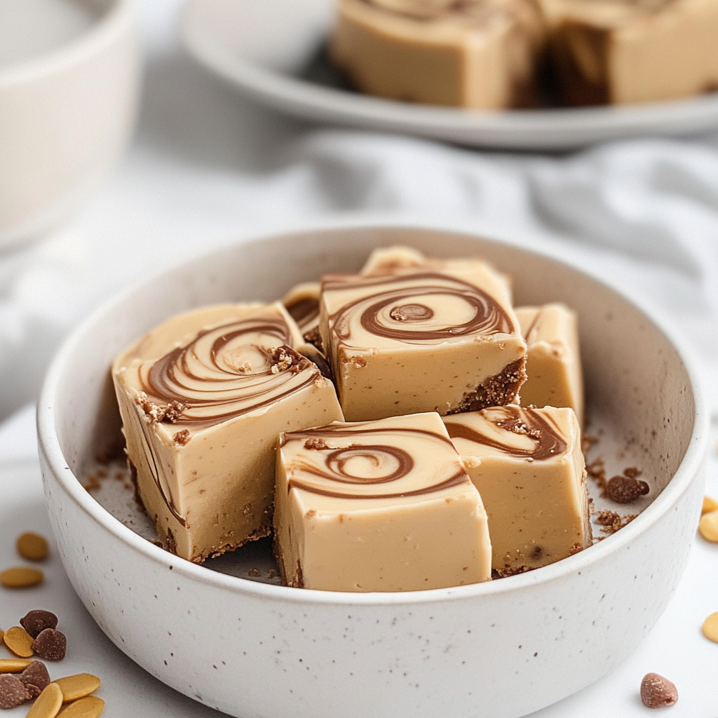 Recipe preparation for Easy Marshmallow Swirl Fudge