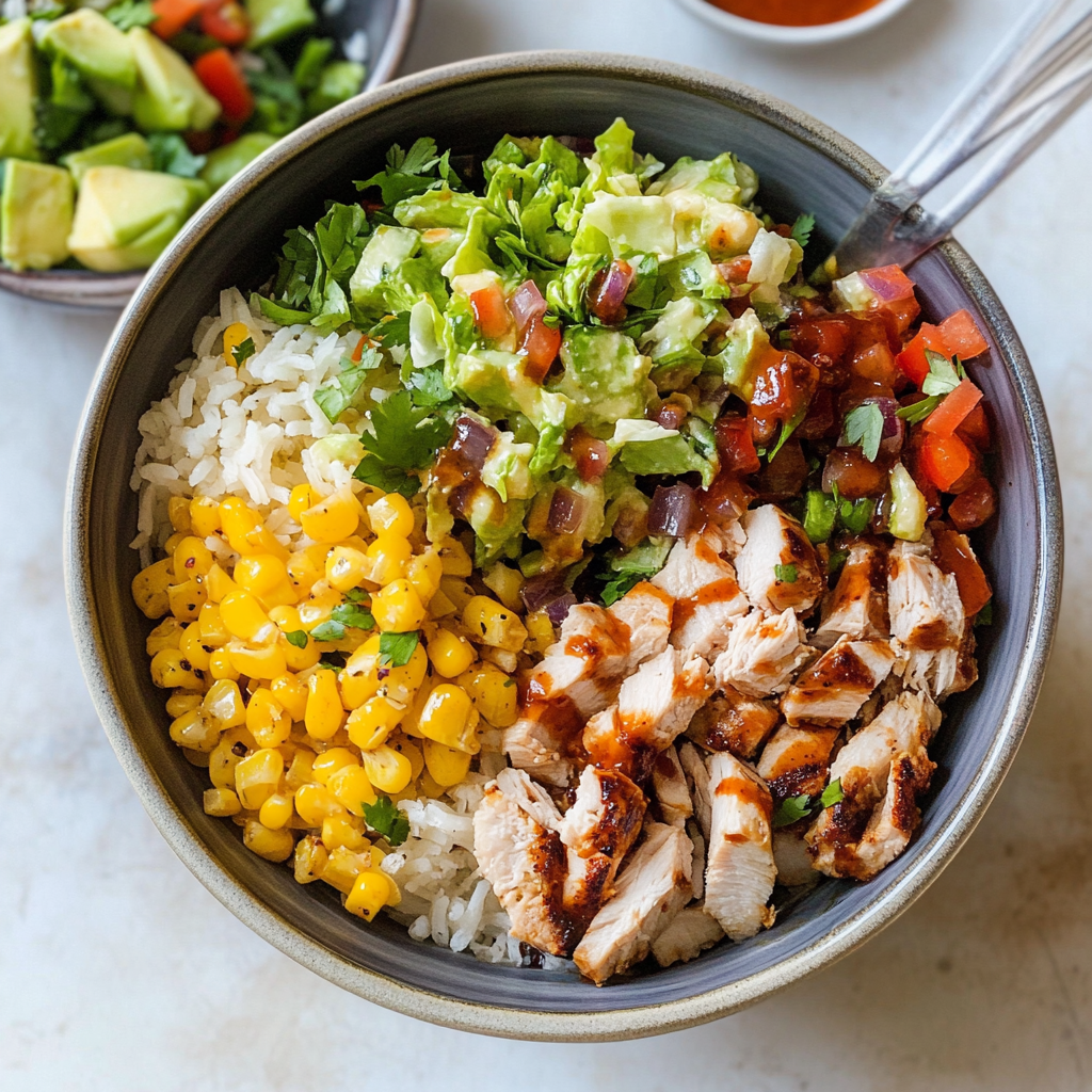 Recipe preparation for Chipotle Chicken Bowl Recipe