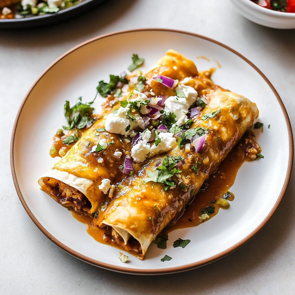 Recipe preparation for Breakfast Enchiladas