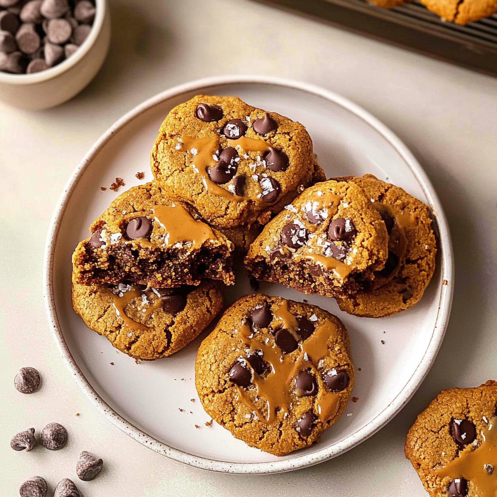 Recipe preparation for Brown Butter Pumpkin Chocolate Chip Cookies