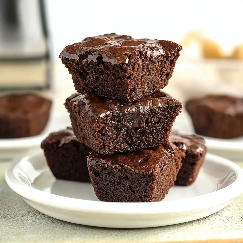 Recipe preparation for Fudgy Espresso Brownie Bites