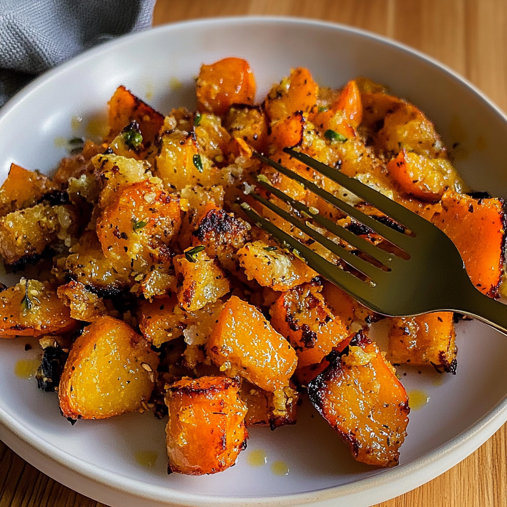 Recipe preparation for Healthy Smashed Carrots Recipe