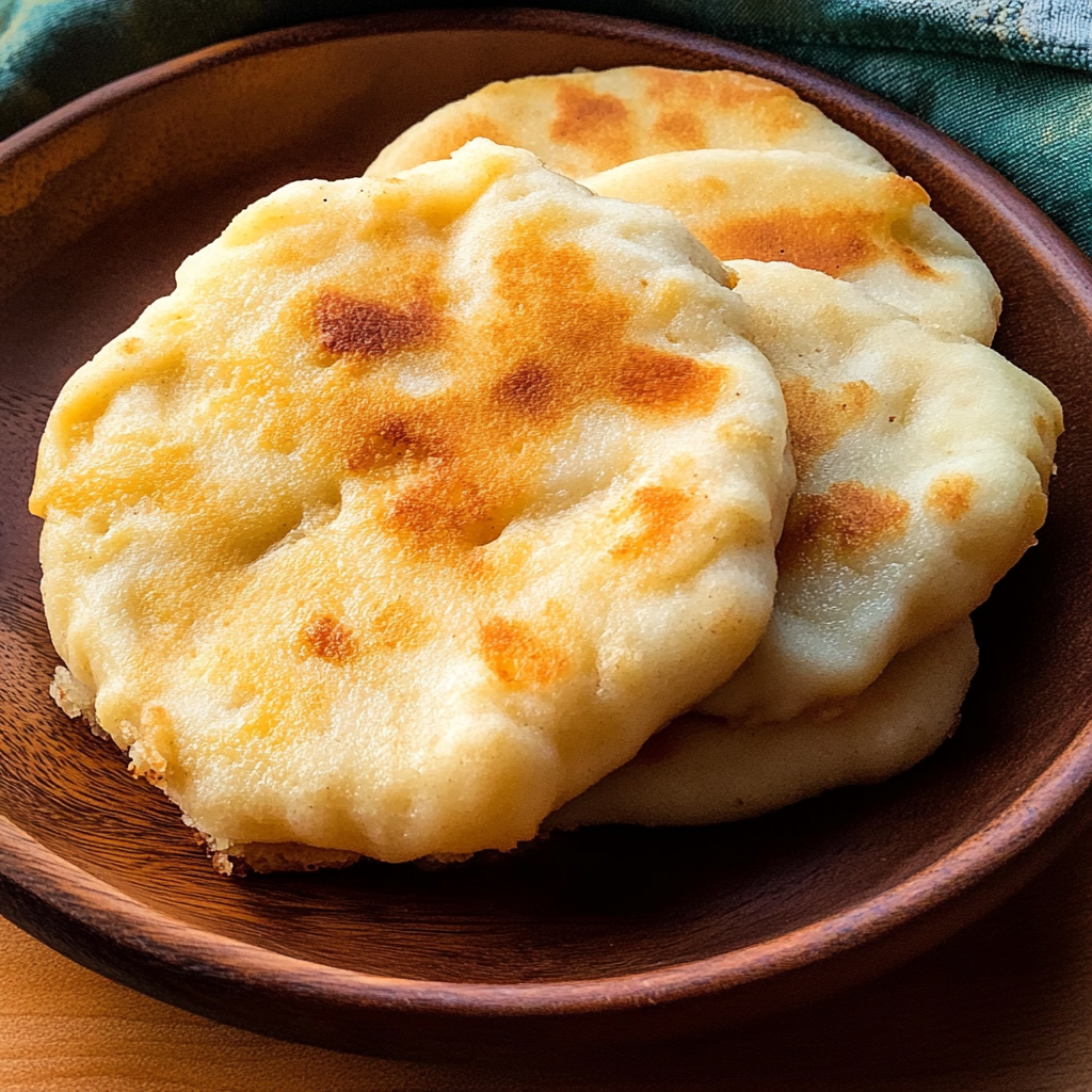 Recipe preparation for Best Arepas con Queso