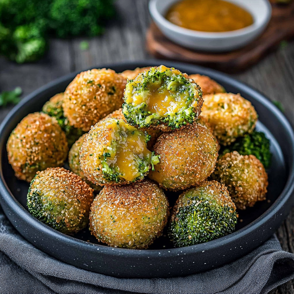 Recipe preparation for Broccoli Cheese Balls