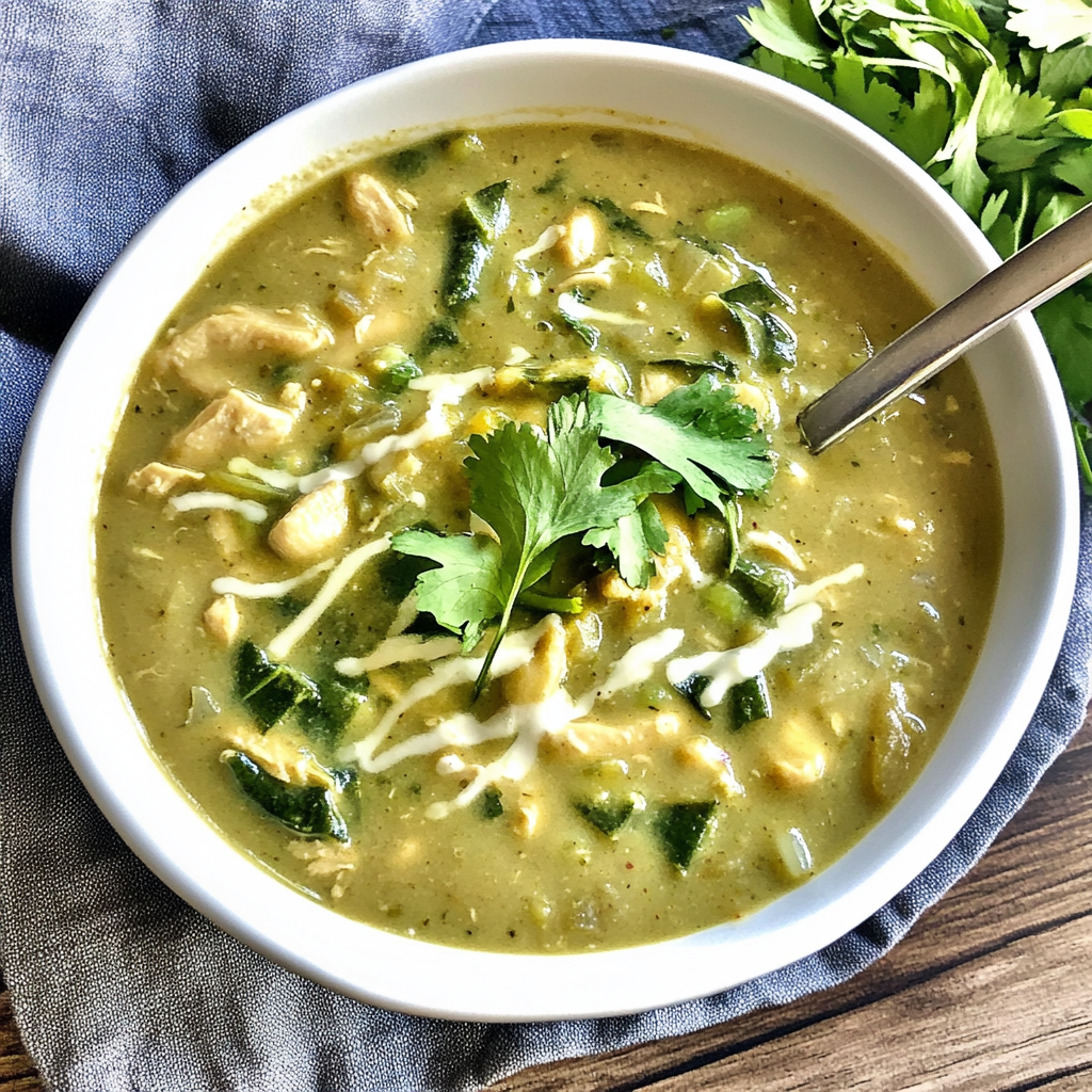 Recipe preparation for green enchiladas chicken soup