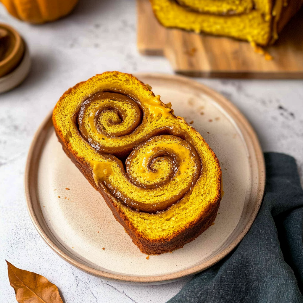 Recipe preparation for Pumpkin Cinnamon Swirl Rolls
