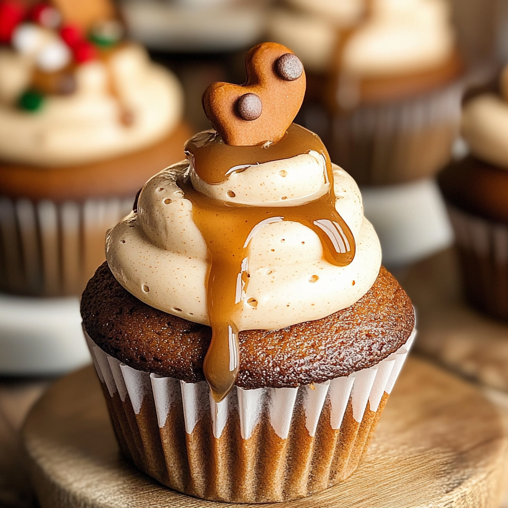 Recipe preparation for Gingerbread Cupcakes