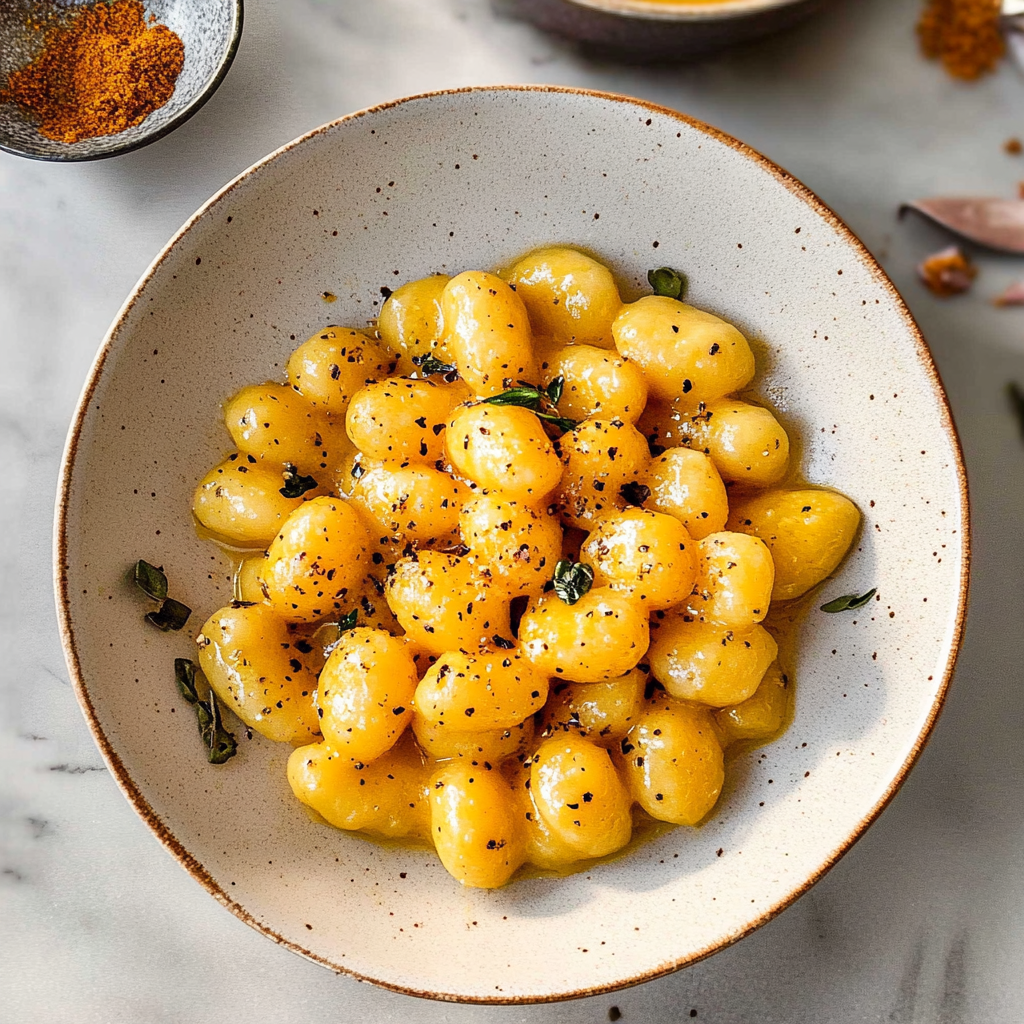 Recipe preparation for Butternut Squash Gnocchi
