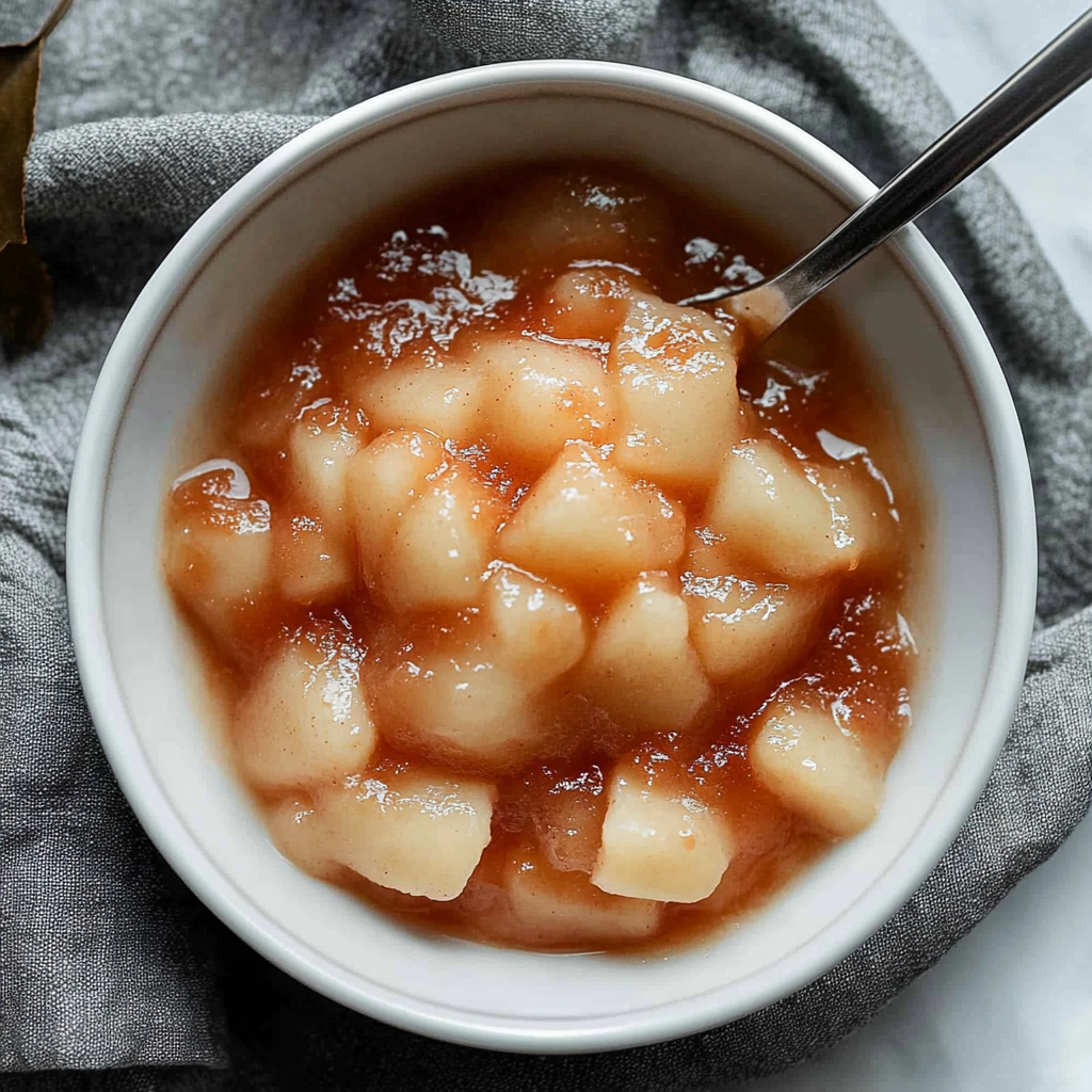 Recipe preparation for Apple & Pear Compote