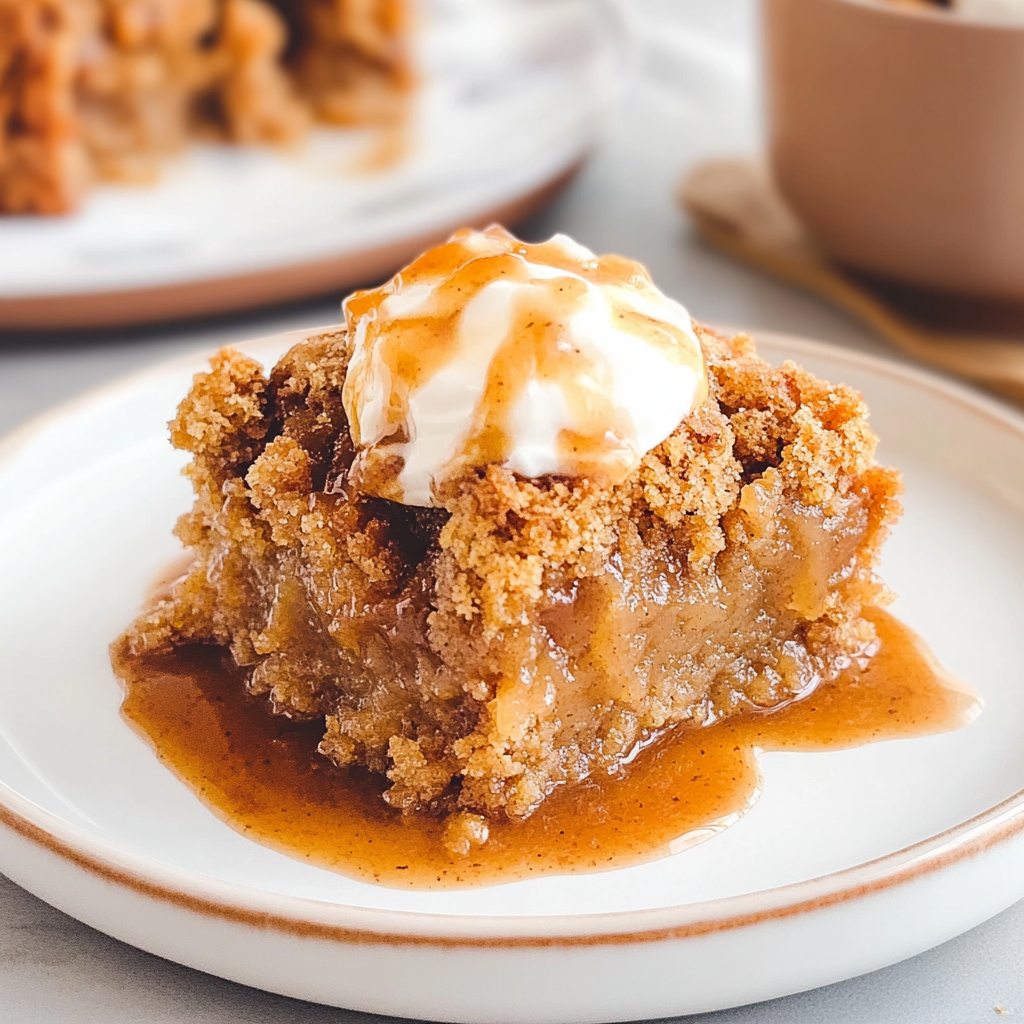 Recipe preparation for pumpkin dump cake
